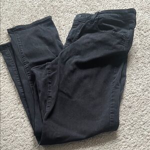 Universal Thread High Rise Slim Straight Black Women's Jeans